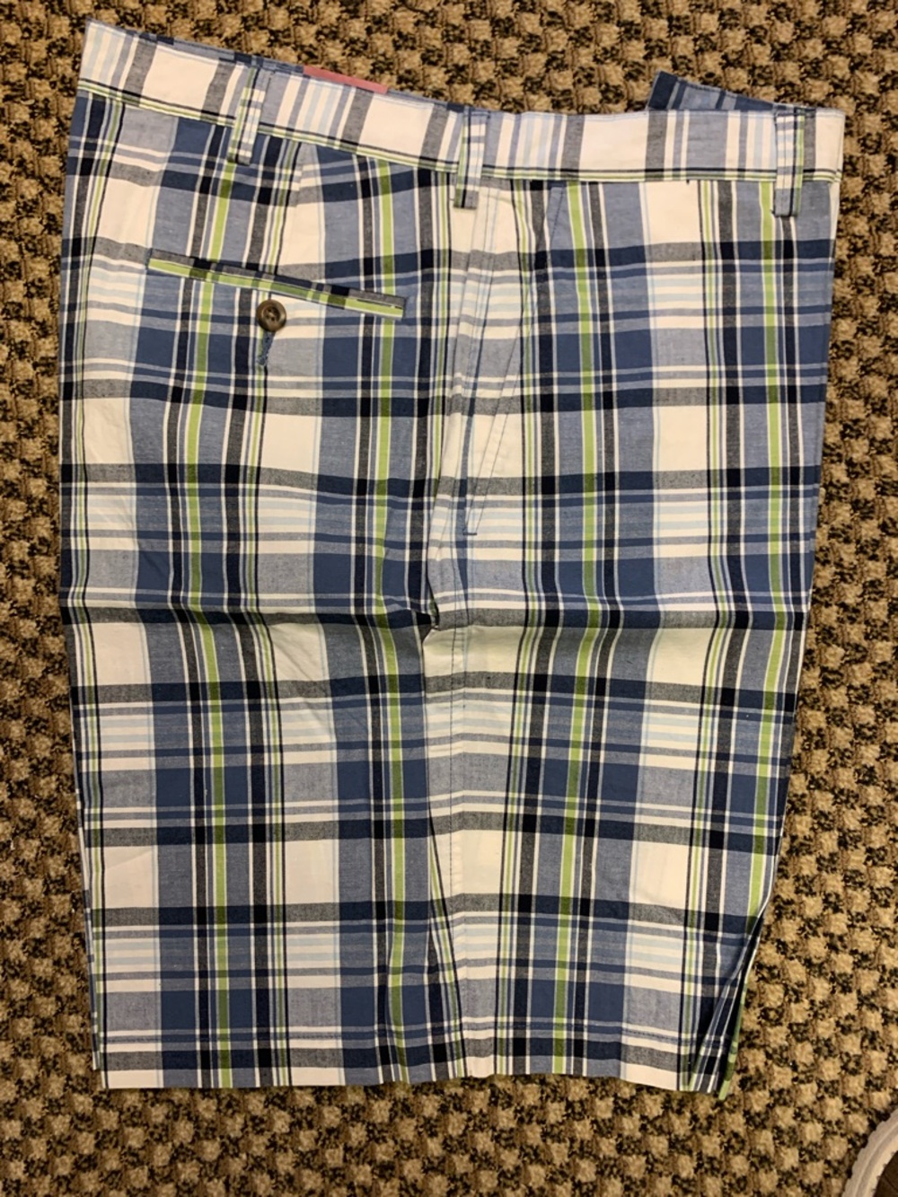 Haggar NWT Madras Shorts Men’s 36W
